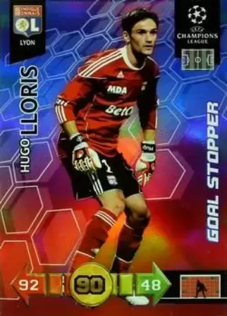 Adrenalyn XL - UEFA Champions League 2010-2011 - Hugo Lloris - Olympique Lyon - Goal Stopper