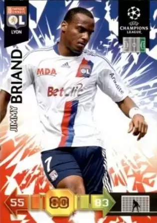 Adrenalyn XL - UEFA Champions League 2010-2011 - Jimmy Briand - Olympique Lyon