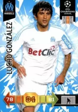 Adrenalyn XL - UEFA Champions League 2010-2011 - Lucho González - Olympique Marseille