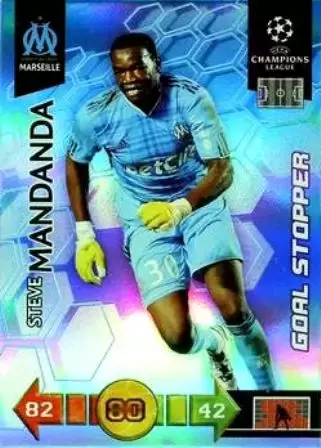 Adrenalyn XL - UEFA Champions League 2010-2011 - Steve Mandanda - Olympique Marseille - Goal Stopper