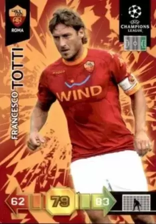 Adrenalyn XL - UEFA Champions League 2010-2011 - Francesco Totti - AS Roma