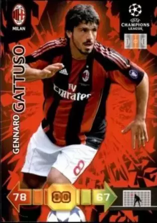 Adrenalyn XL - UEFA Champions League 2010-2011 - Gennaro Gattuso - AC Milan