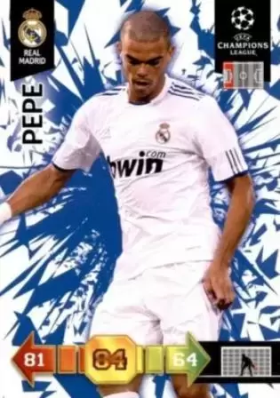 Adrenalyn XL - UEFA Champions League 2010-2011 - Pepe - Real Madrid