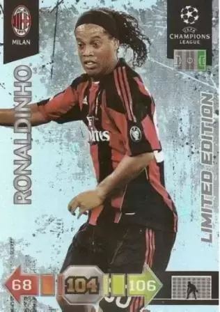 Adrenalyn XL - UEFA Champions League 2010-2011 - Ronaldinho - AC Milan - Limited edition