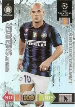 Adrenalyn XL - UEFA Champions League 2010-2011 - Wesley Sneijder - FC Internazionale Milano - Limited edition