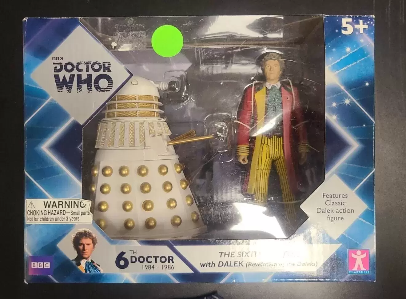 Action Figures - 6th Doctor - Sixth Doctor with Dalek