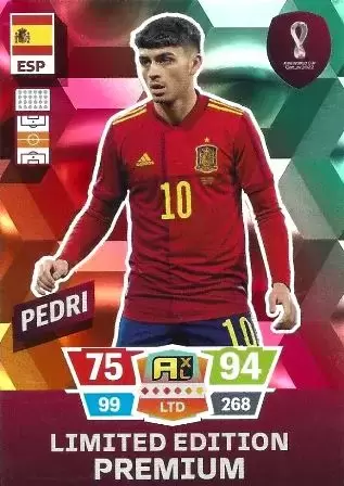 Adrenalyn XL Fifa World Cup Qatar 2022 - Limited Edition Trading Cards - Pedri