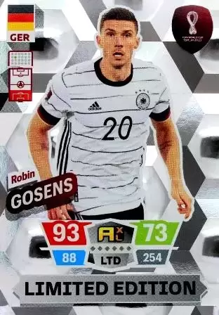 Adrenalyn XL Fifa World Cup Qatar 2022 - Limited Edition Trading Cards - Robin Gosens