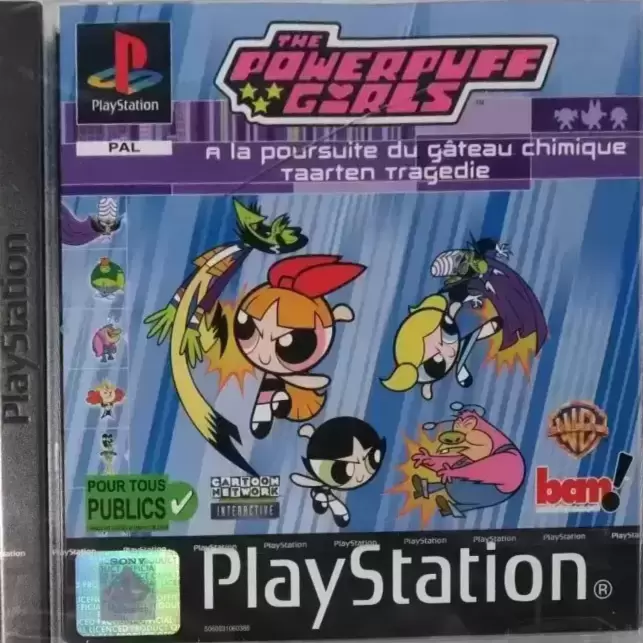 Jeux Playstation PS1 - The Powerpuff Giels - A la poursuite du gateau chimique