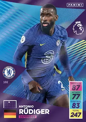 Adrenalyn Xl - Premier League 2021/22 - Antonio Rüdiger - Chelsea