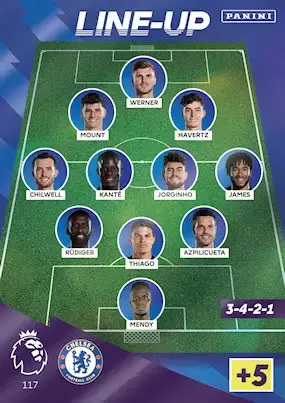 Adrenalyn Xl - Premier League 2021/22 - Line-up - Chelsea