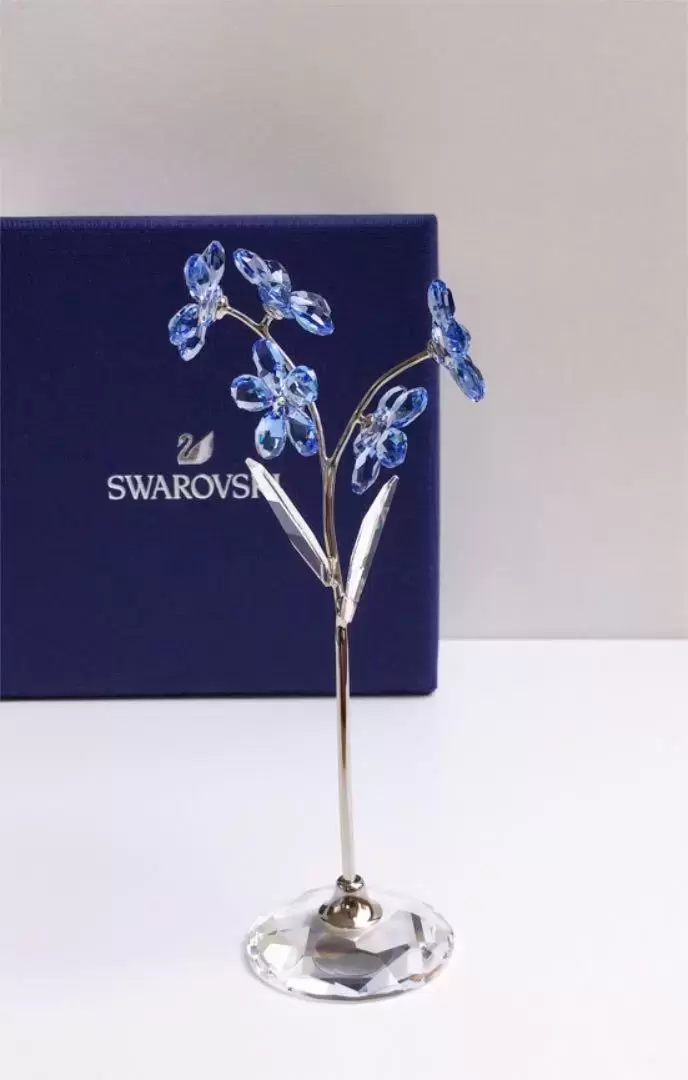 Forget-me-not plant - Swarovski Crystal Figures action figure