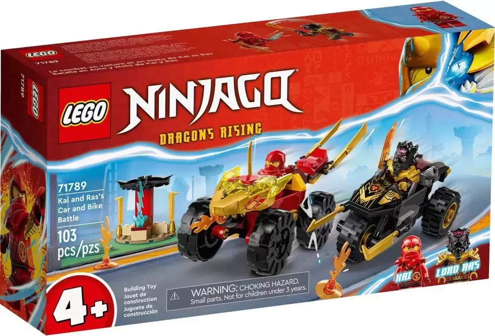 LEGO Ninjago - Kai and Ras\'s Car and Bike Battle