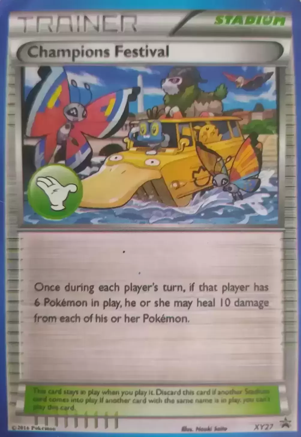 XY Promos - Champions Festival Worlds 14 Champion