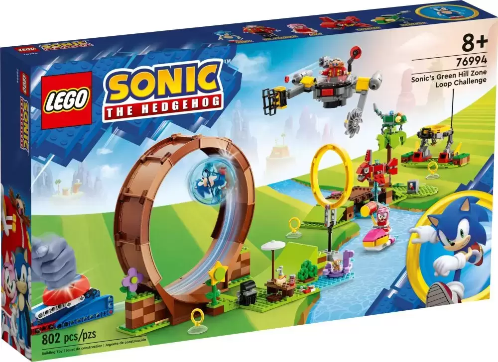  Sonic The Hedgehog Green Hill Zone Playset with 2.5