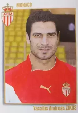 Foot 2004 - Andréas Vasílios Zíkos , Andréas Zíkos souvent appelé Ákis Zíkos - Association sportive de Monaco Football Club