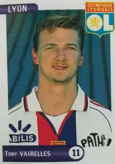 Foot 2001 - Tony Vairelles - Lyon