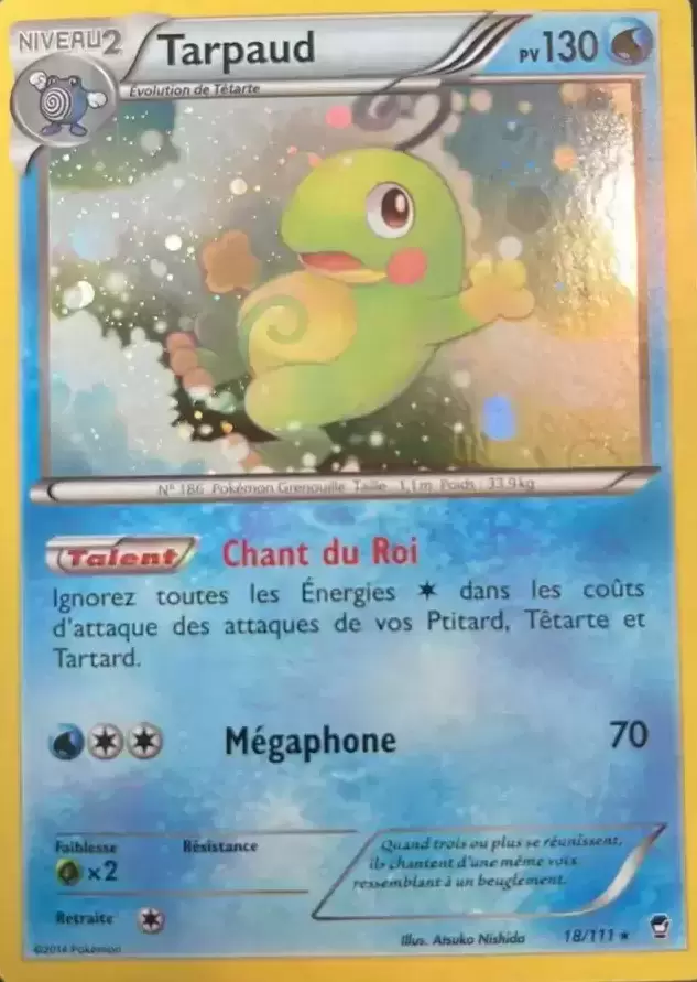 Pokémon XY Poings furieux - Tarpaud Cosmos Holographique