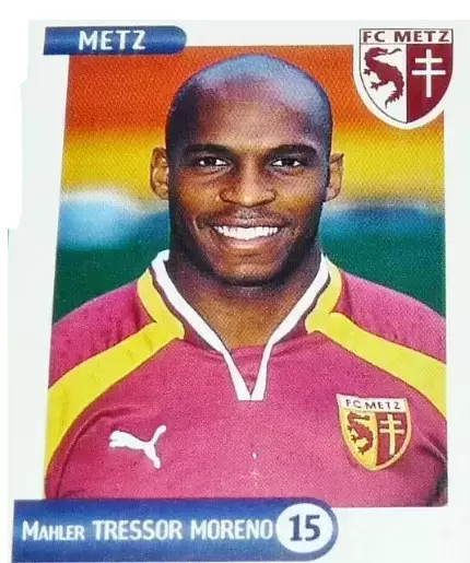 Foot 2001 - Mahler Tressor Moreno - Metz - Dans le set de transfert