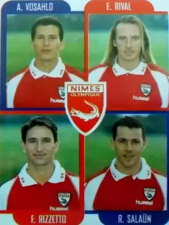 Foot 2002 - Anthony Vosahlo / Emmanuel Rival / Franck Rizzetto / Ronan Salaün - Nîmes