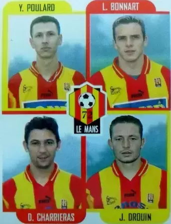 Foot 2002 - Yoann Poulard / Laurent Bonnart / David Charrièras / Jérôme Drouin - Le Mans