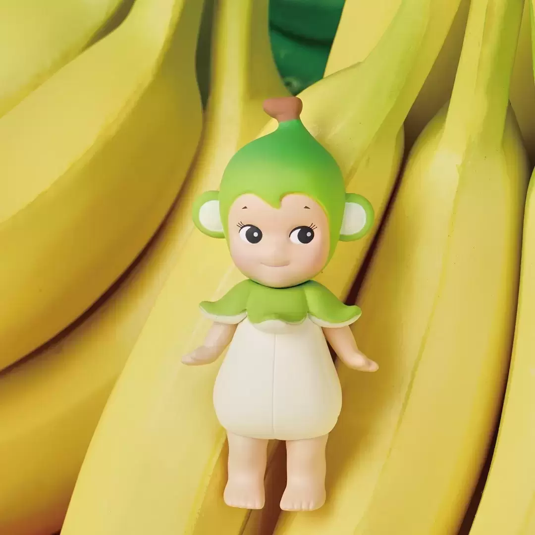Banana monkey green - Sonny Angel - It's a bananas action figure