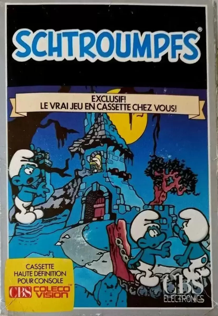 Jeux ColecoVision - Schtroumpfs
