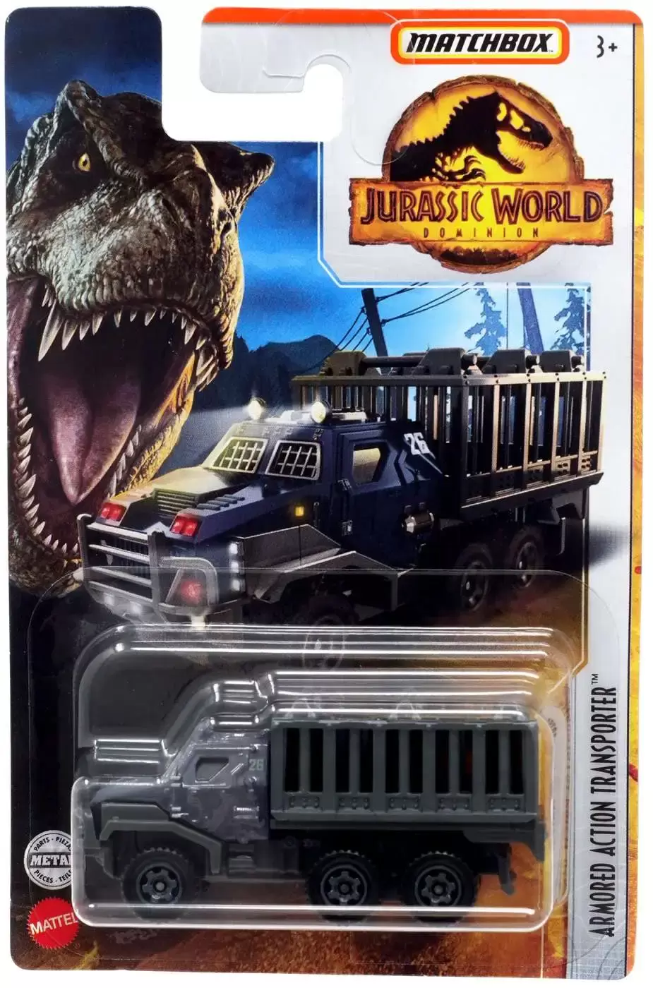 Matchbox - Jurassic world dominion - Armored action transporter