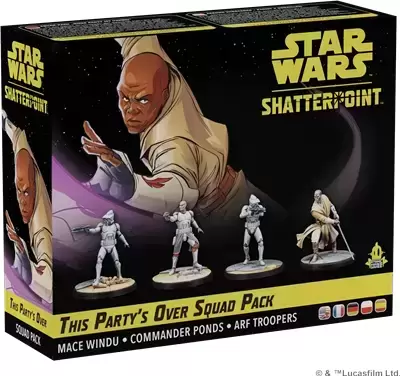 Star Wars: Shatterpoint - Star Wars: Shatterpoint: The Party\'s Over Squad Pack