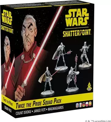 Star Wars: Shatterpoint - Star Wars: Shatterpoint: Twice the Pride: Count Dooku Squad Pack