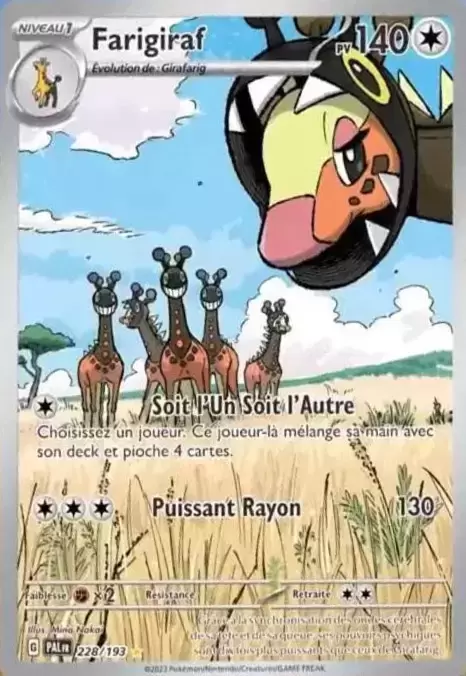 Evolutions à Paldea - PALFR - Farigiraf