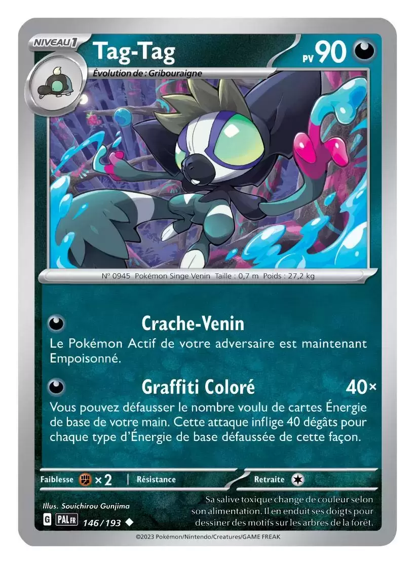 Evolutions à Paldea - PALFR - Tag-Tag