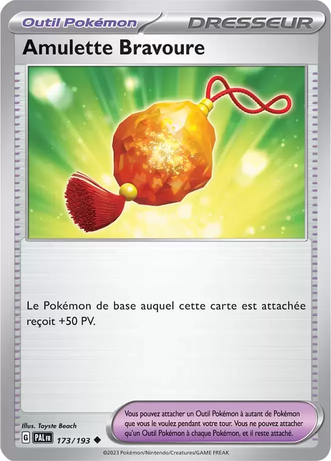 Evolutions à Paldea - PALFR - Amulette Bravoure