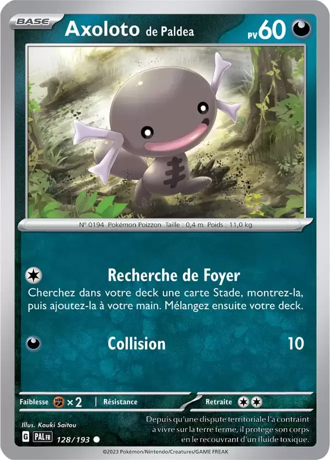 Evolutions à Paldea - PALFR - Axoloto de Paldea
