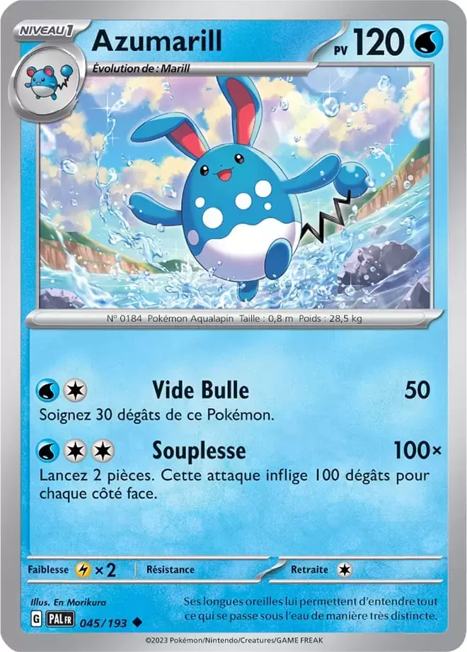 Evolutions à Paldea - PALFR - Azumarill