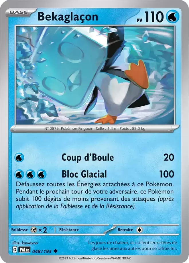 Evolutions à Paldea - PALFR - Bekaglaçon