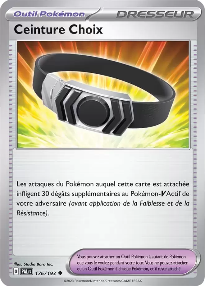 Evolutions à Paldea - PALFR - Ceinture Choix