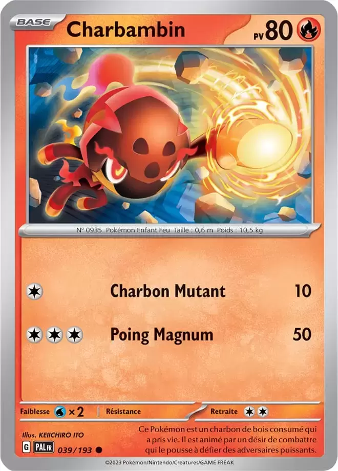 Evolutions à Paldea - PALFR - Charbambin