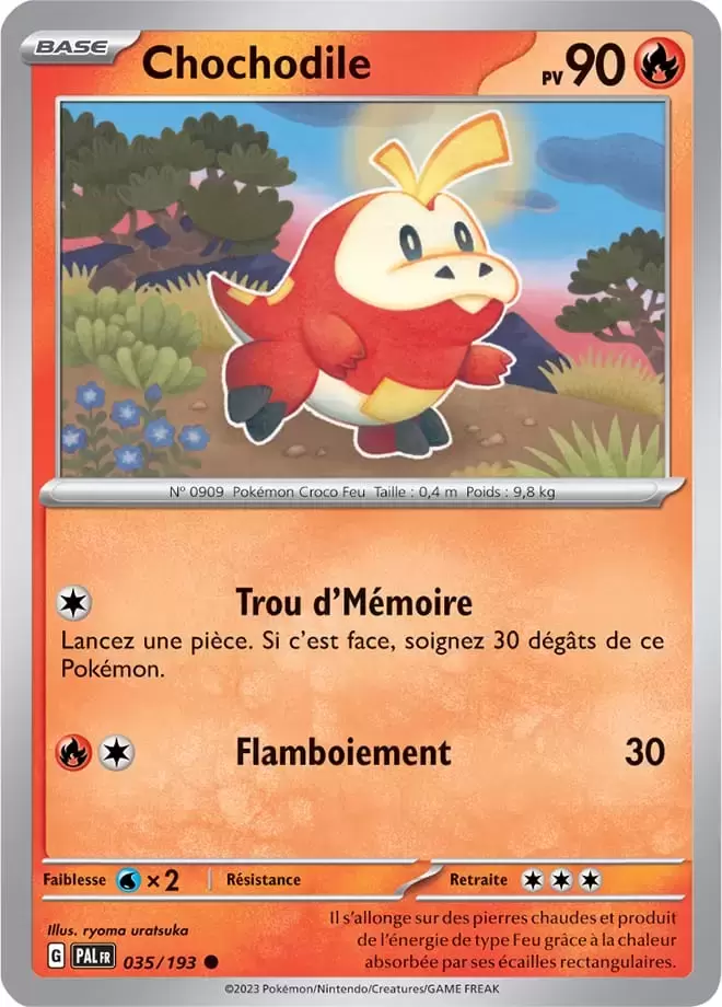 Evolutions à Paldea - PALFR - Chochodile