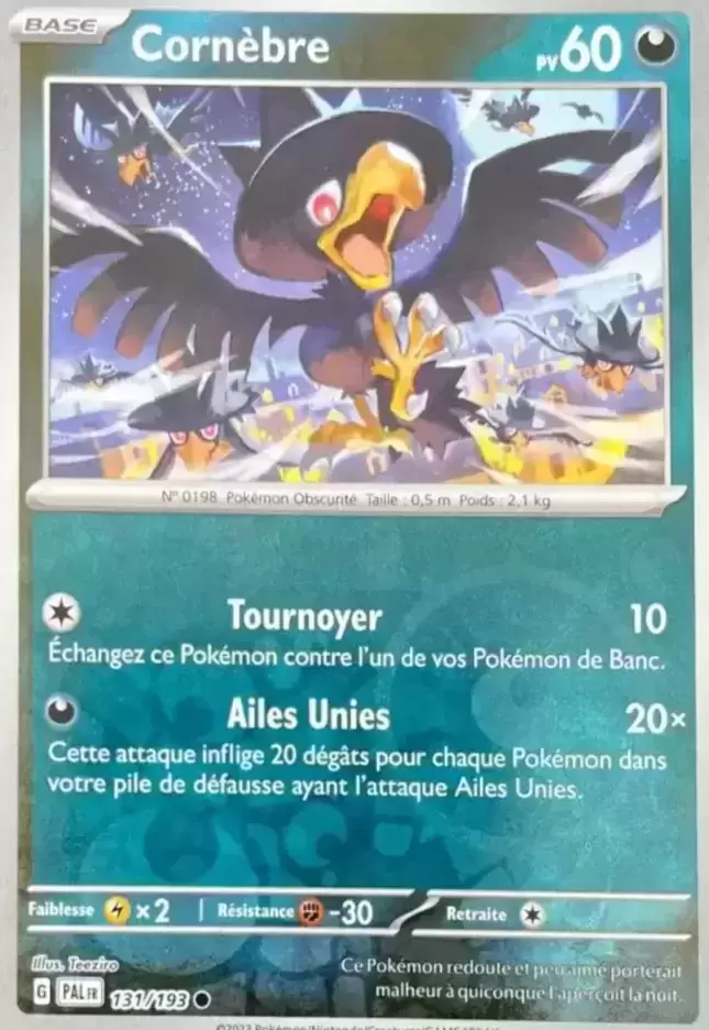 Evolutions à Paldea - PALFR - Cornèbre Reverse
