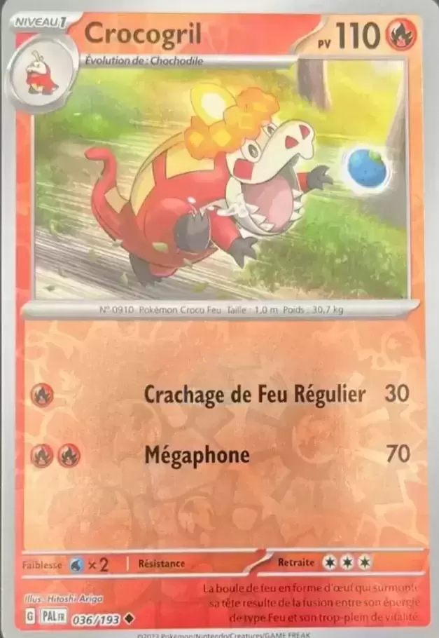 Evolutions à Paldea - PALFR - Crocogril Reverse
