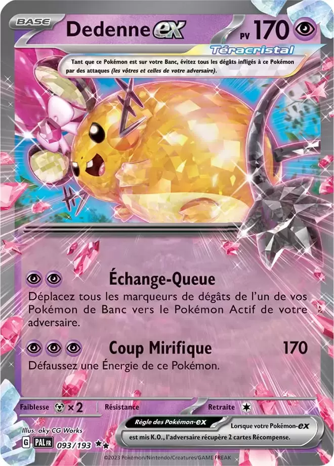 Evolutions à Paldea - PALFR - Dedenne EX