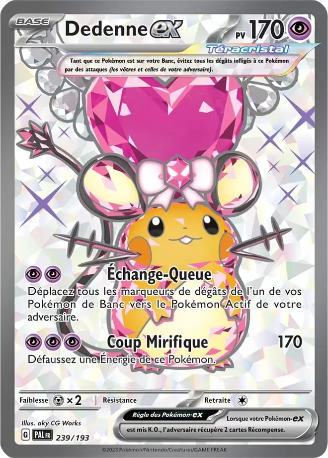 Evolutions à Paldea - PALFR - Dedenne EX