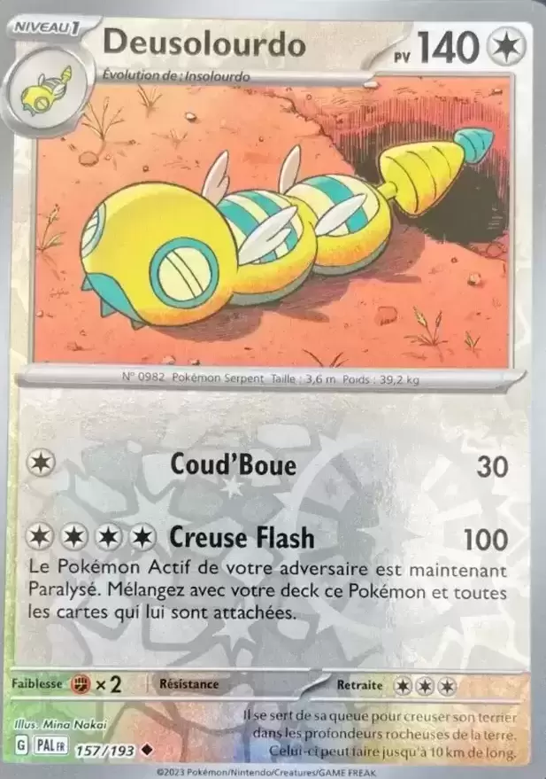 Evolutions à Paldea - PALFR - Deusolourdo Reverse