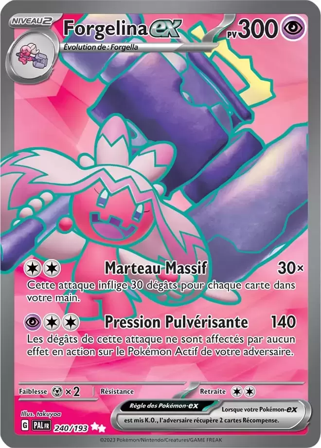 Evolutions à Paldea - PALFR - Forgelina EX