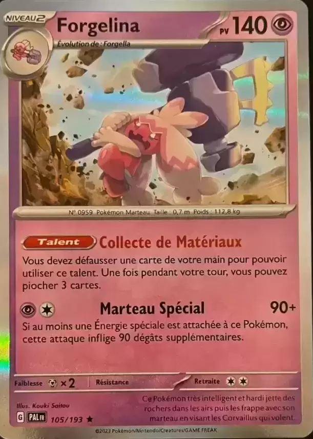 Evolutions à Paldea - PALFR - Forgelina Holographique