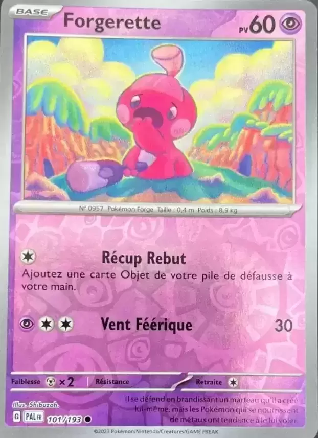 Evolutions à Paldea - PALFR - Forgerette Reverse