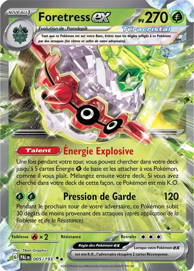 Evolutions à Paldea - PALFR - Foretress EX