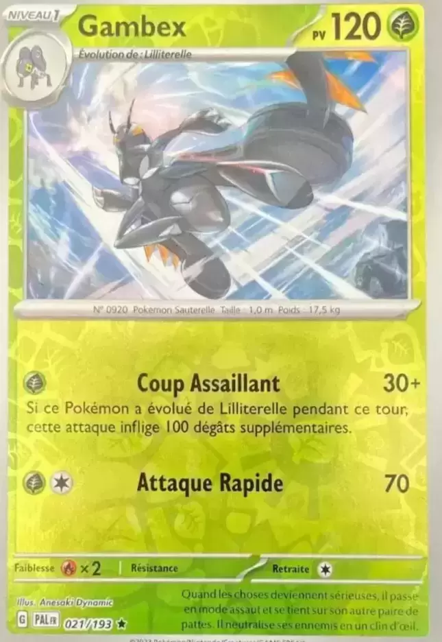 Evolutions à Paldea - PALFR - Gambex Reverse