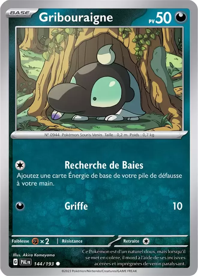 Evolutions à Paldea - PALFR - Gribouraigne